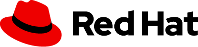 Red Hat logo.
